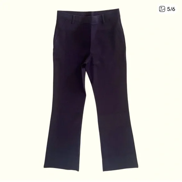 Quince Ultra Stretch Ponte Bootcut Pants Sz S Black - Picture 7 of 7